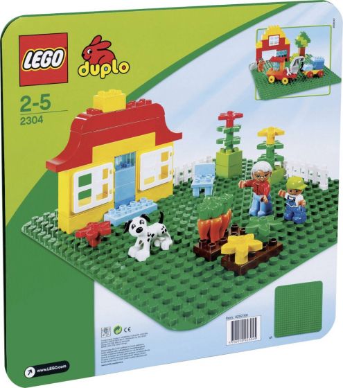 LEGO DUPLO 2304 stor grønn byggeplate