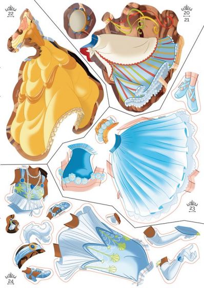 Disney Princess aktivitetsbok med klistremerker - dans, kultur og antrekk