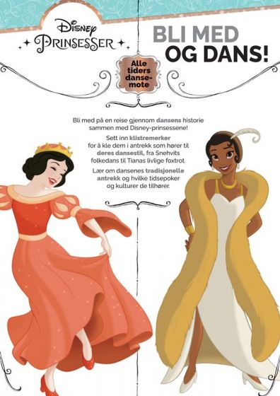 Disney Princess aktivitetsbok med klistremerker - dans, kultur og antrekk