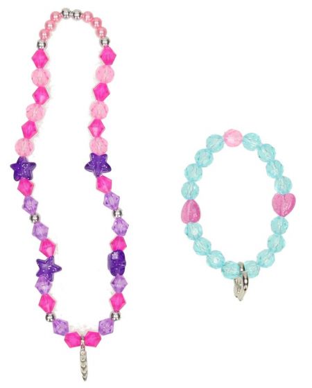 Grafix Magical Jewellery smykkesett - med snor, fargerike perler og anheng