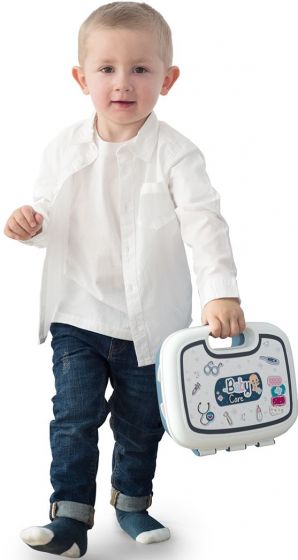 Smoby Baby Care Briefcase - doktorkoffert med 19 deler