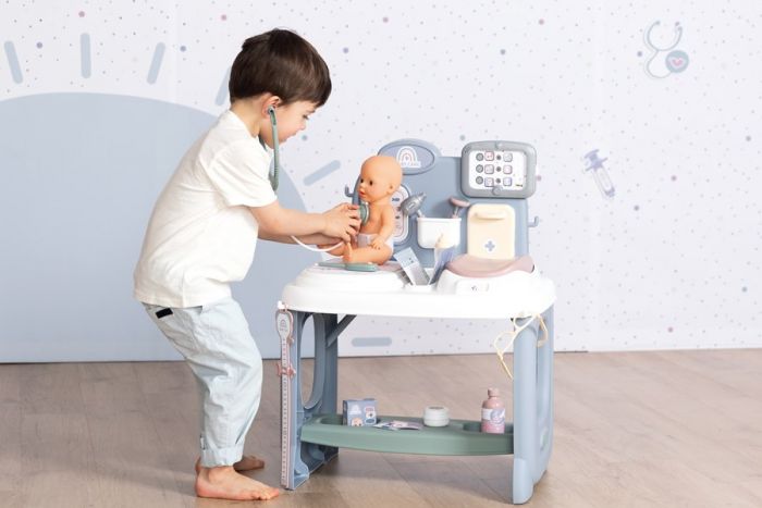 Smoby Baby Care undersökningsbord med tillbehör - för dockor upp till 38 cm
