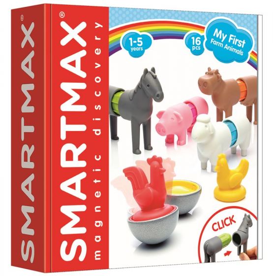 SmartMax My First Farm Animals - magnetlekesett med gårdsdyr - 16 deler