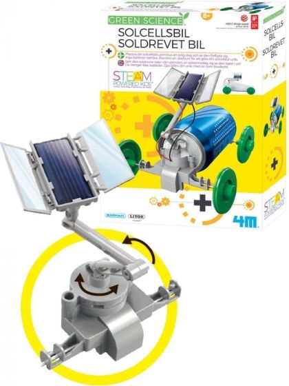 KidzLab soldrevet bil - STEAM eksperimentsett for barn