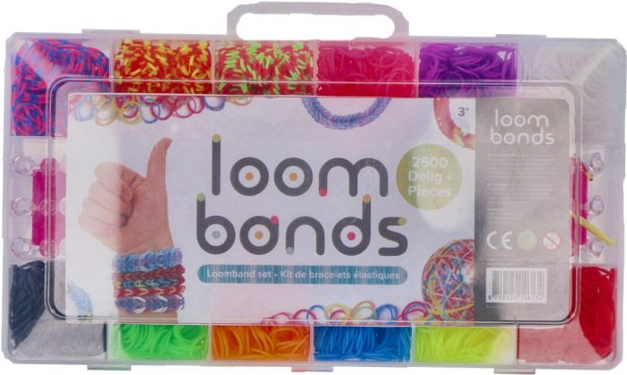 Loom Bands Gummisnoddar med 2500 delar