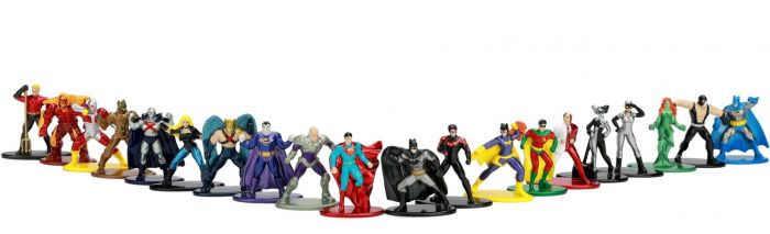 DC Comics Multipack die-cast Nano figursett - 20 figurer i metall