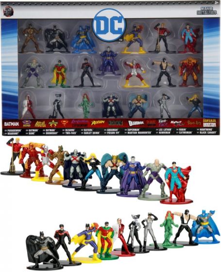 DC Comics Multipack die-cast Nano figurset - 20 figurer i metall