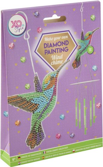 Diamond Painting vindspill - Kolibri
