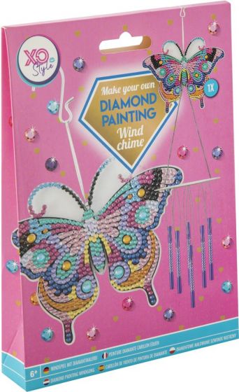 Diamond Painting vindspill - Sommerfugl