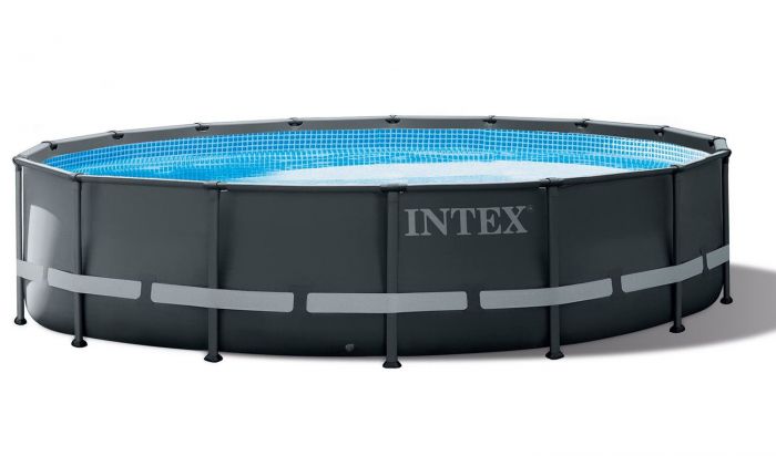 Intex Ultra XTR Frame Pool - rund rambassäng med sandfilterpump - 488x122 cm - komplett paket