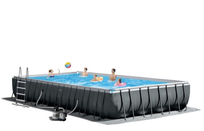 Intex Ultra XTR Premium Pool - rammebasseng med sandfilterpumpe - 975 x 488 x 132 cm - komplett sett
