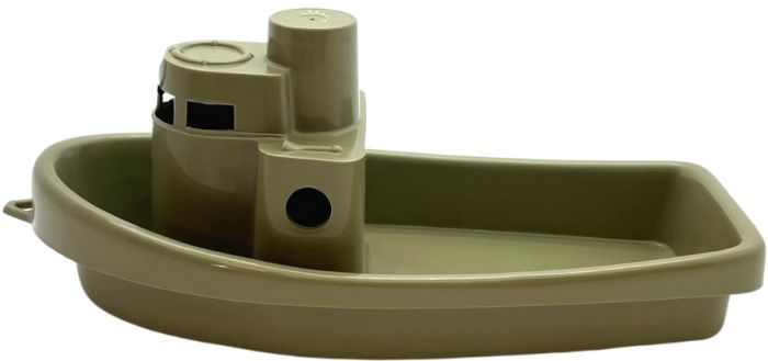 Dantoy Green Bean båd i recirkuleret plastik - kakigrøn 33 cm