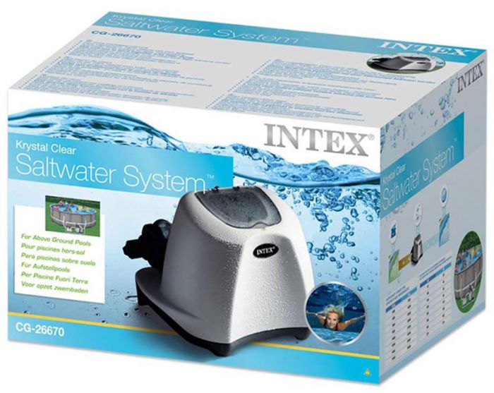 Intex Krystal Clear saltvannsystem - passer til basseng opptil 56 800 liter