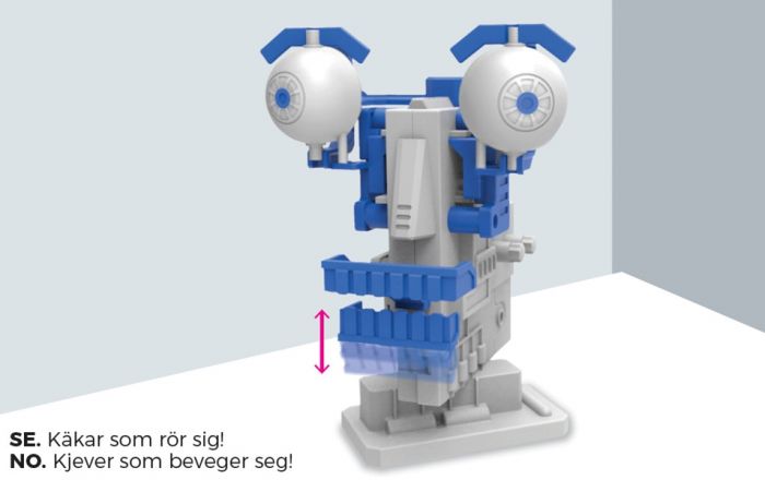KidzRobotix Robothode med motor - STEAM eksperimentsett for barn