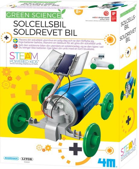 KidzLab solcells bil - STEAM experimentsats för barn - ålder 8+ 