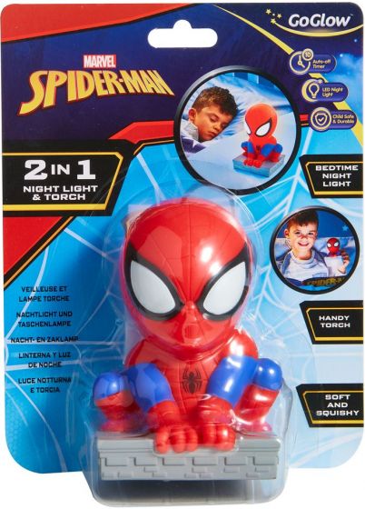 SpiderMan GoGlow Buddy 2-i-1 nattlampa och ficklampa