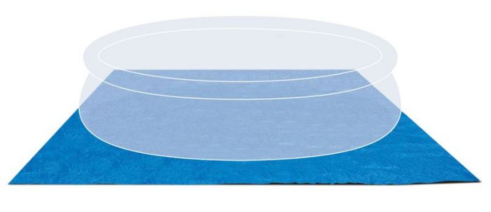 Intex Pool Ground Cloth - underlagsmatta för bassäng - 472 x 472 cm