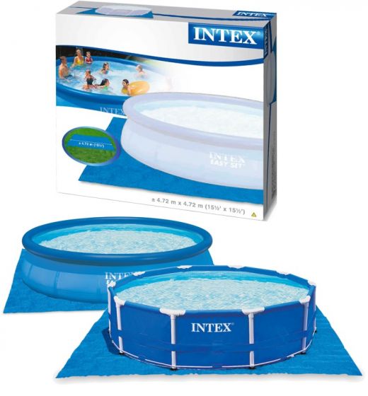 Intex Pool Ground Cloth - Underlagsmåtte til bassiner - 472 x 472 cm