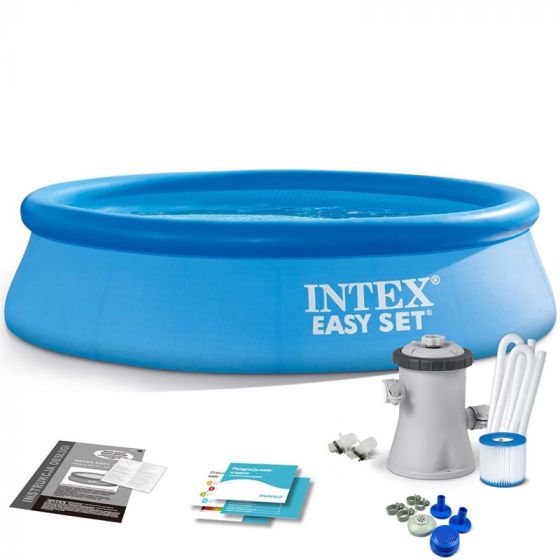 Intex Easy Set Pool - rundt bassin med filterpumpe - 244 x 61 cm