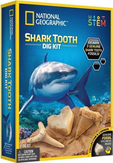 National Geographic Shark Tooth utgrävning - gräv fram hajtänder