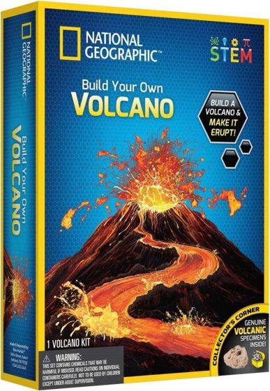 National Geographic Vulkan eksperimentsett - bygg en vulkan og se den få utbrudd
