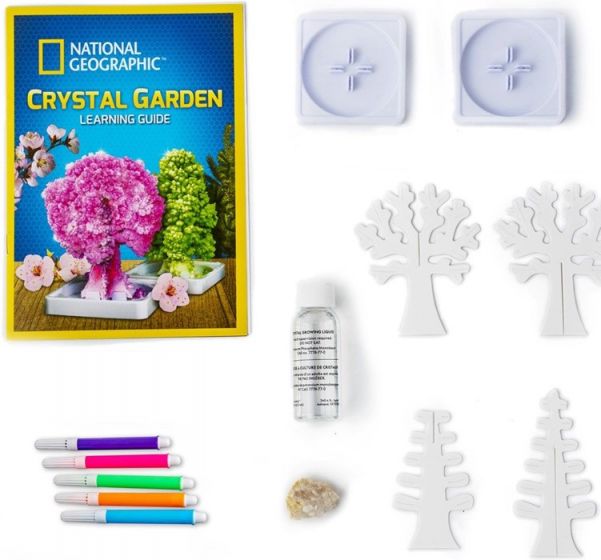 National Geographic Crystal Garden eksperimentsett - gro dine egne krystalltrær