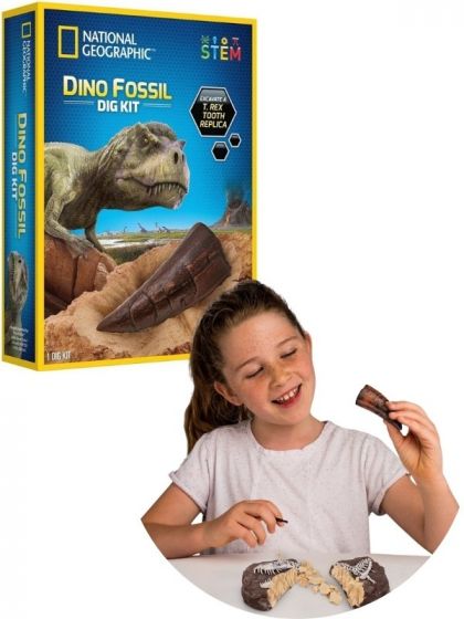 National Geographic Dinosaur Dig Kit - grav ut en T. rex tann