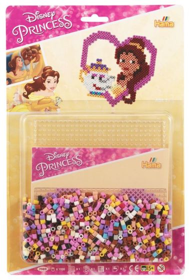 Hama Midi Disney Princess Belle - perler og perlebrett - 1100 Midi perler