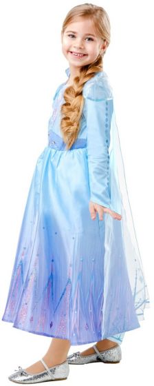 Disney Frozen Elsa Deluxe klänning - maskeradkläder - 8 år - 132 cm
