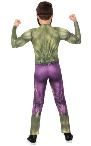 Avengers Hulk deluxe kostyme - small - 3-4 år - heldrakt og maske