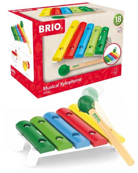 BRIO Musikinstrument xylofon i trä 30182 