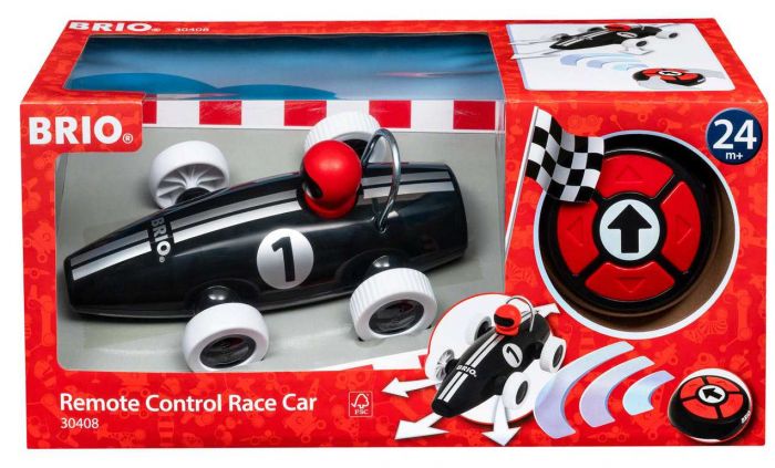 Brio Racerbil med fjernkontroll - svart - 30408