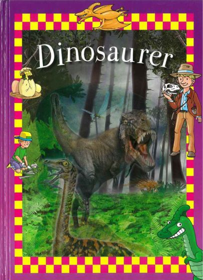 Faktabok Dinosaurer - 61 sider med illustrasjoner, bilder og fakta 