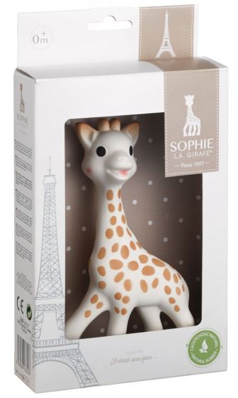 Sophie la Girafe bitleksak i presentförpackning