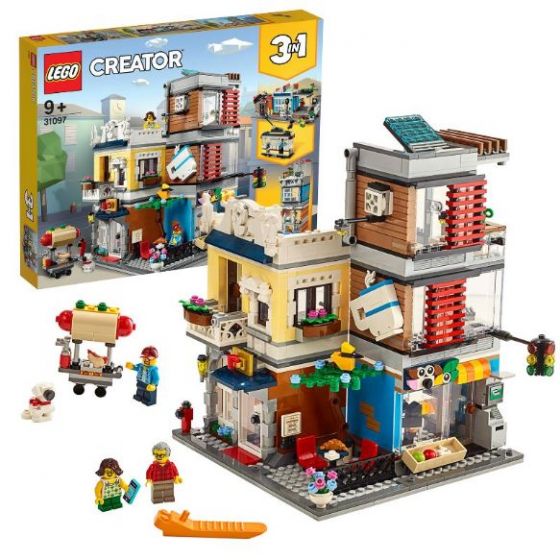 LEGO Creator 31097 Byhus dyrebutikk og kafé