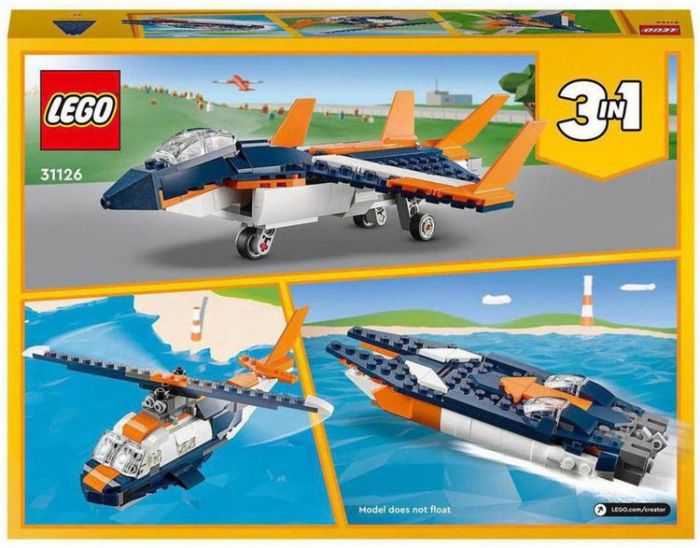 LEGO Creator 31126 3-i-1 Supersonisk jet