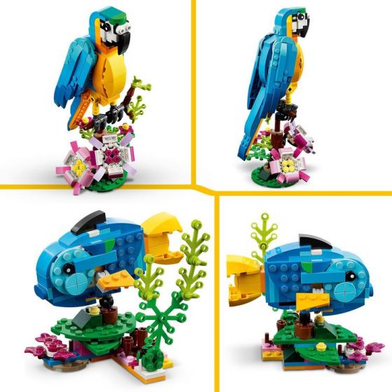 LEGO Creator 31136 3-i-1 Exotisk papegoja