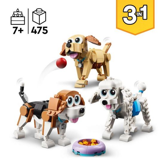 LEGO Creator 31137 3-i-1 Bedårende hunde