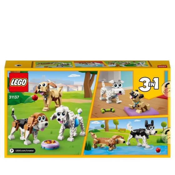 LEGO Creator 31137 3-i-1 Gulliga hundar