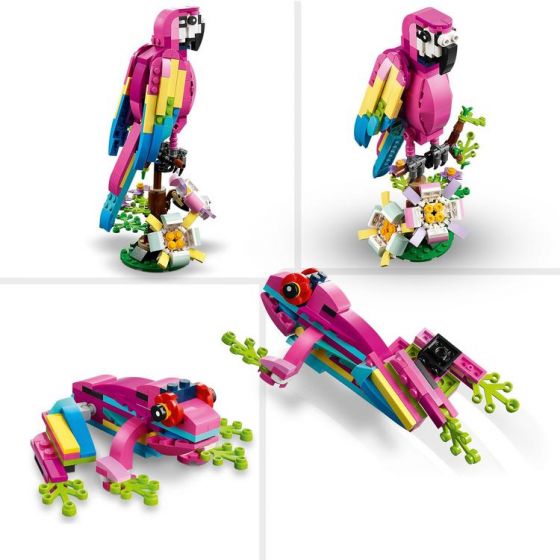 LEGO Creator 31144 3-i-1 Eksotisk pink papegøje