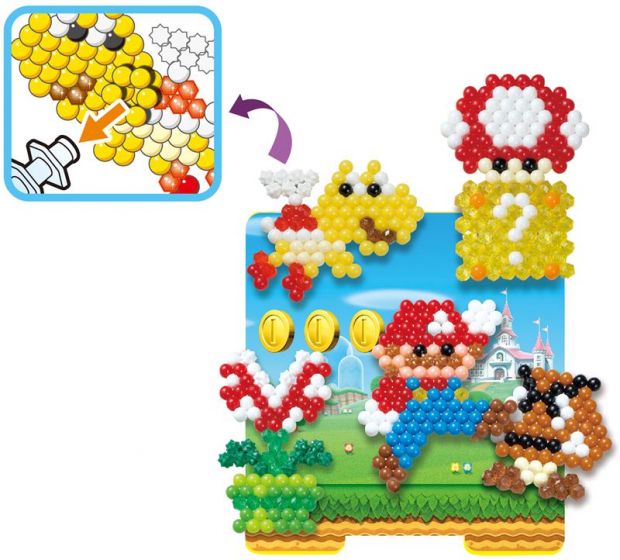 Aquabeads Creation Cube Nintendo Super Mario - med 2500 vannperler i 30 ulike farger 