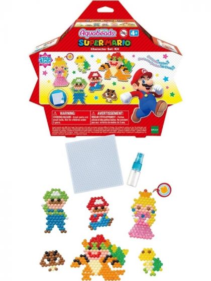 Aquabeads Super Mario Character perlesett - 690 vannperler i 22 farger