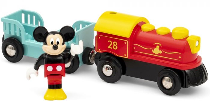 BRIO Disney Mikke Mus batteritog med vogn og figur 32265