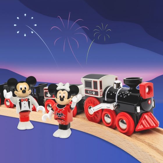 BRIO Disney 100 år jubilæumstog 32296 - med Mickey og Minnie Mouse figurer
