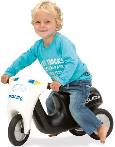 Dantoy Polisscooter med gummihjul - trehjuling
