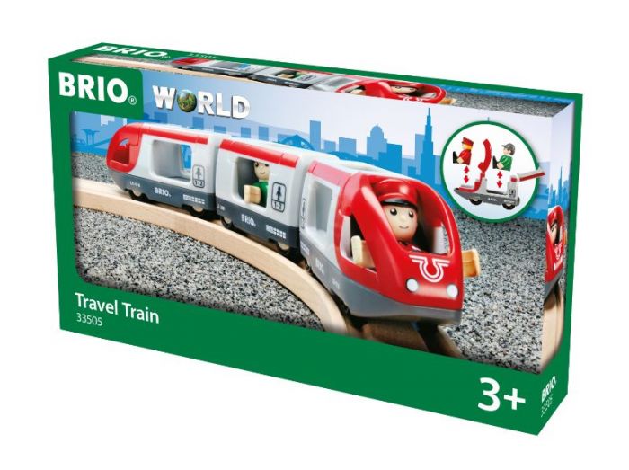 BRIO World Passagerartåg med vagnar 33505 - 2 figurer ingår