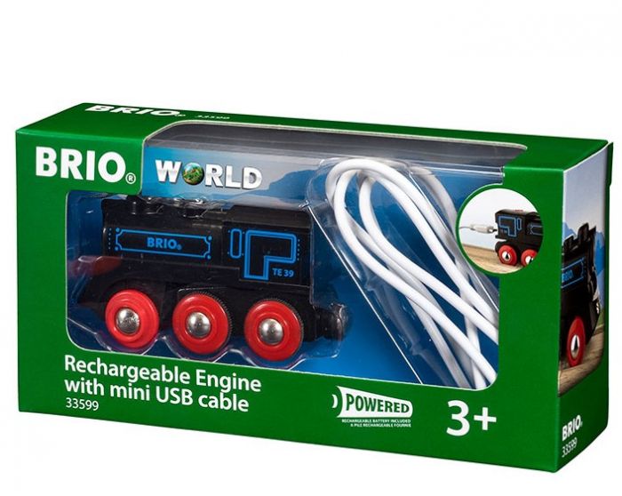 BRIO World uppladdningsbart lok med mini-USB-kabel - 33599