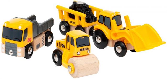 BRIO anleggskjøretøy - 3 anleggsbiler - 33658