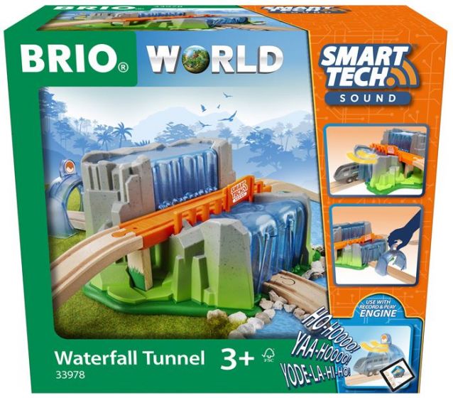BRIO Smart Tech Sound tunnel med fossefall 33978