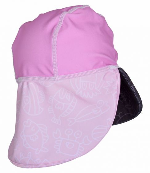 Swimpy UV-hatt pink ocean - str 74-80